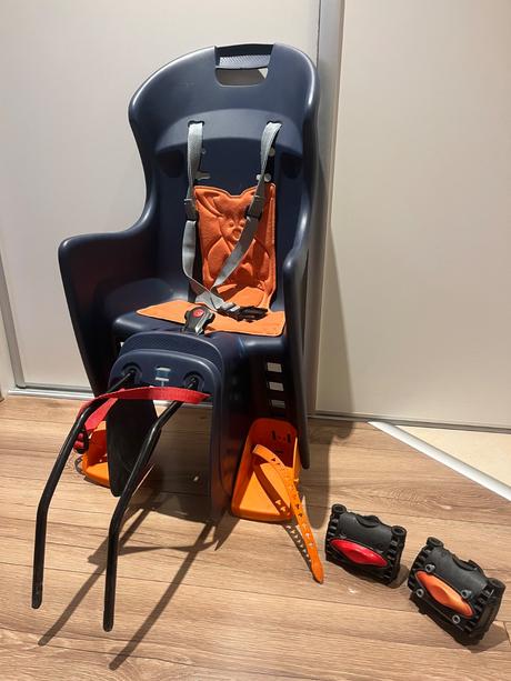 Detská sedačka na bicykel+dva adaptéry, 