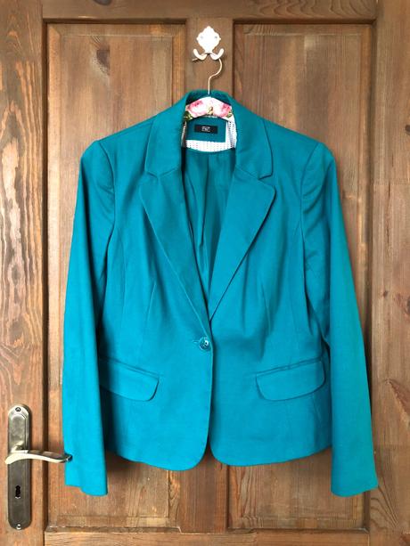 Tyrkysové sako f&f, f&f,42