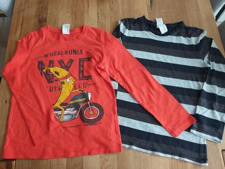 3x tričko s dlhým rukávom, palomino,128