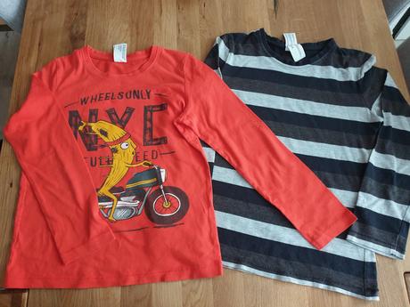 3x tričko s dlhým rukávom, palomino,128