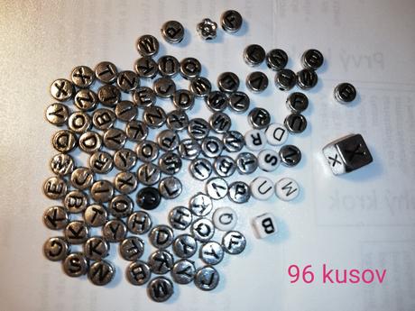 Korálky písmená, 