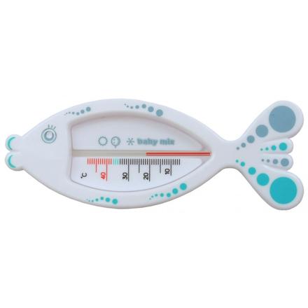 Babymix teplomer do kúpeľa biela ryba,