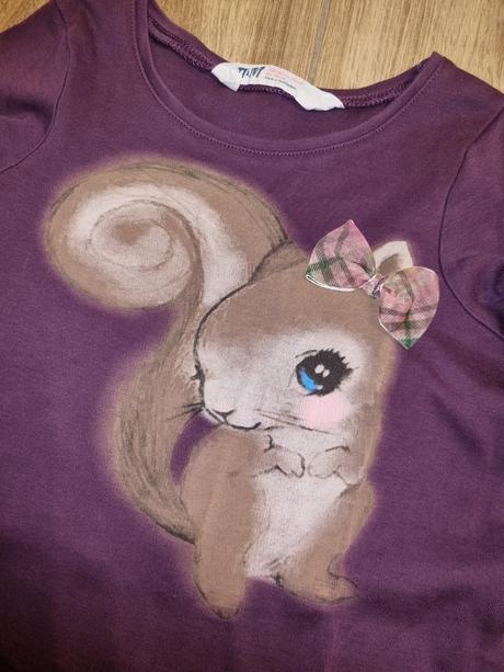 Tričko s volánikom, h&m,110