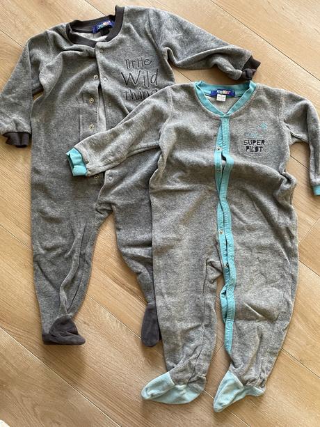 2x overal na spanie veľ 80, lupilu,80