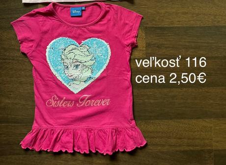 Tričká krátky rukáv, 116