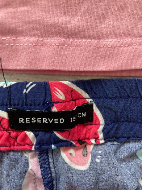 Tielko s kraťasami, h&m,134