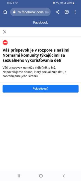 Facebook mi zrušil účet