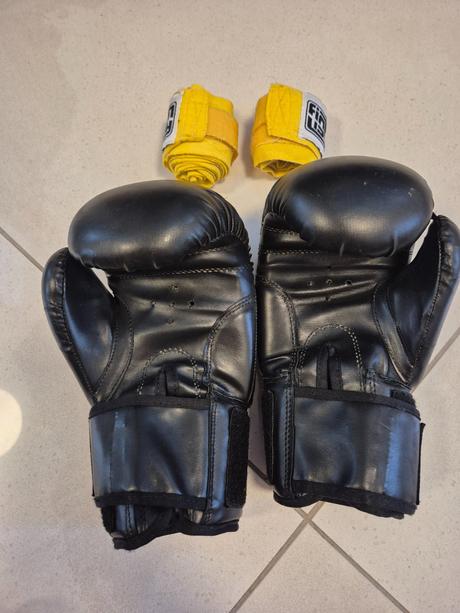 Boxerské detské rukavice, bandáže a chrániče, 