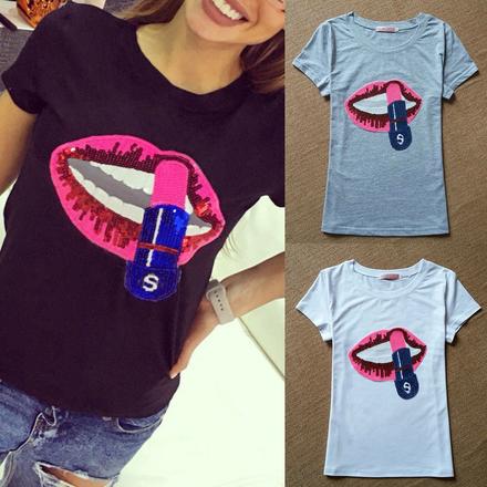 Tricko lips, l / m / s