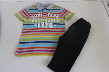 Pestrofarebné polotričko 122/128, h&m,128