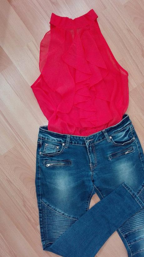 Šifónový top, gate,m