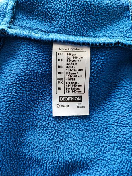 Detská softshellová bunda 8-9 rokov / 131-140 cm, quechua,140