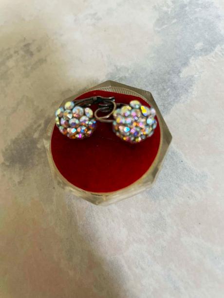 Luxusné štrasové náušnice,