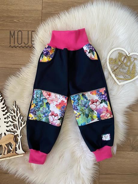 Softshellove nohavice, 92 - 128