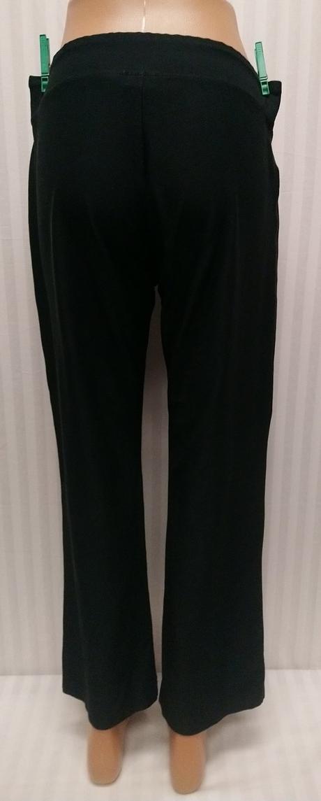 Dámske elastické čierne nohavicové tepláky nike, l, nike,l