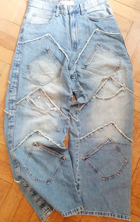 Chlapčenské rifle, bershka,176