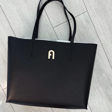 Furla tote shopper čierna, originál, furla