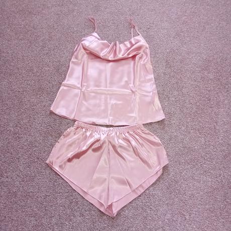 Saténové pyžamko, s