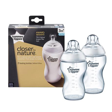 Tommee tippee kojenecká fľaša 3m+, 2x340ml., tommee tippee