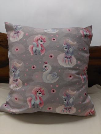 Obliečka na vankúšik unicorn 45x45 cm, šírka (cm): 45,dĺžka (cm): 50