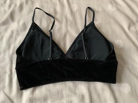 Zamatový top, lindex,s