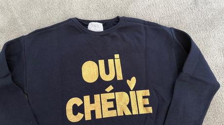 Mikina so zlatým nápisom zara, zara,140