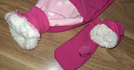 Softshellky s barančekom a rukavičkami, 92 / 98