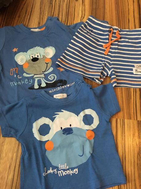 Súprava tričiek ao šortkami babaluno, babaluno,74