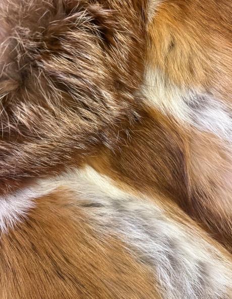 Dámsky dlhý kožuch z pravej kožušiny, l