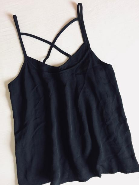 Abercrombie&fitch čierny top, tielko vel.s, abercrombie&fitch,s