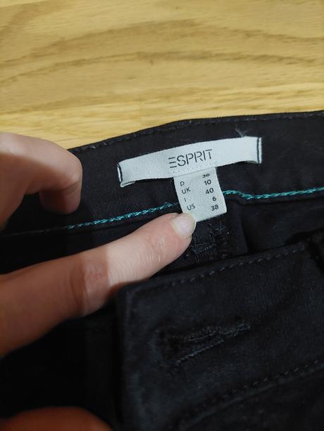 Skinny elastické rifle, esprit,38