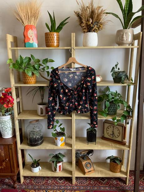 Kvetovany top s volanmi, miss selfridge,s