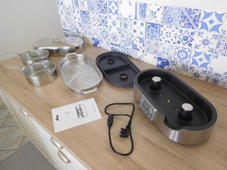 Saga sfs 800 parný hrniec nerezový, nový, 