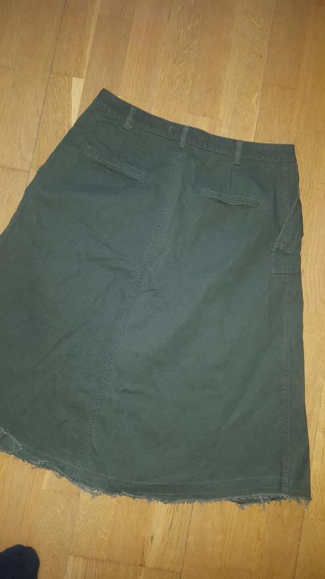 Krásna olivová sukňa zara, zara,l