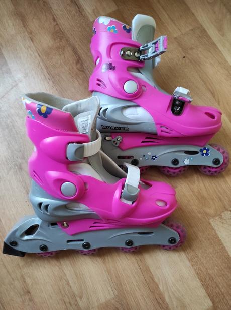 In-line korčule worker nastaviteľné, 34