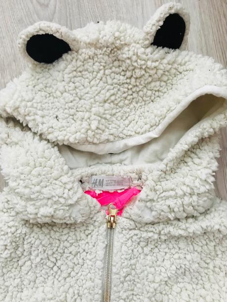 Mikinka uško podšitá 6-8 rokov, h&m,128