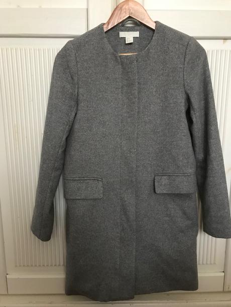 Vlneny kabát h&m, h&m,xs