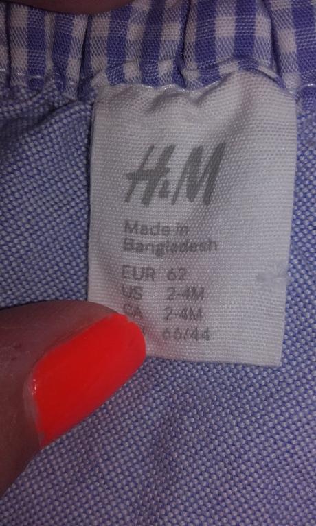 Nohavice 2ks, h&m,62
