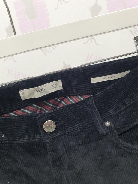 Menčestrové nohavice mango 36, mango,36