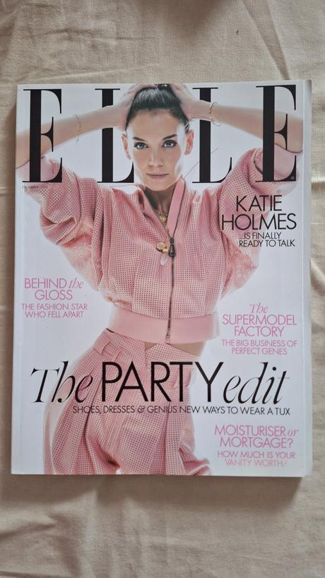 Elle uk december 2019 - katie holmes, 