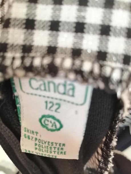 Saticky ciernobiele vel. 122, c&a,122