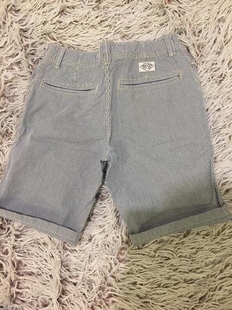 Pásikave kraťasy, h&m,128
