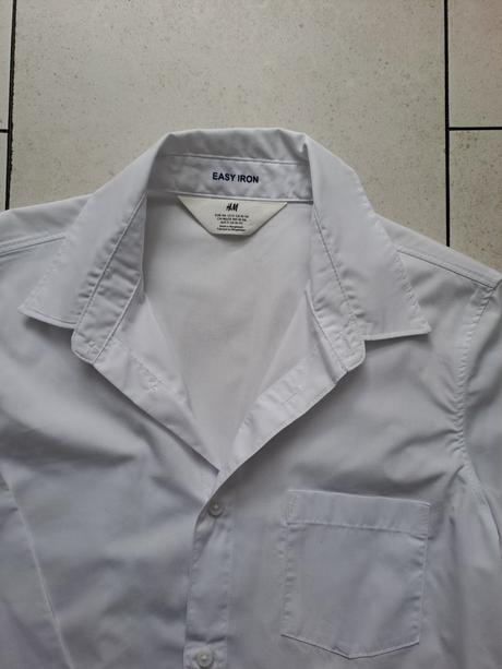 Biela košeľa, h&m,146