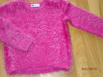 Chlpatý pulover hm, h&m,116