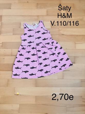 Letné šaty, h&m,110