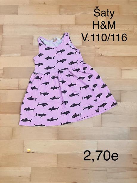 Letné šaty, h&m,110