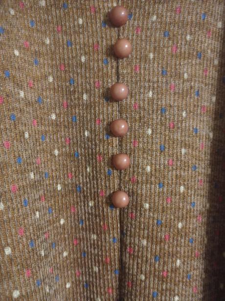 Vintage úpletové šaty, m