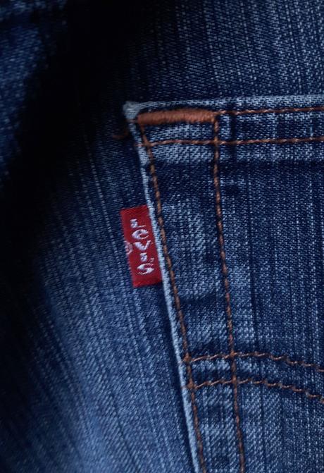 Modré dámske rifle/ džínsy "levis", levis,s