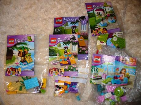 4x lego friends, 