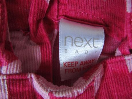 Kordové šaty, next,74